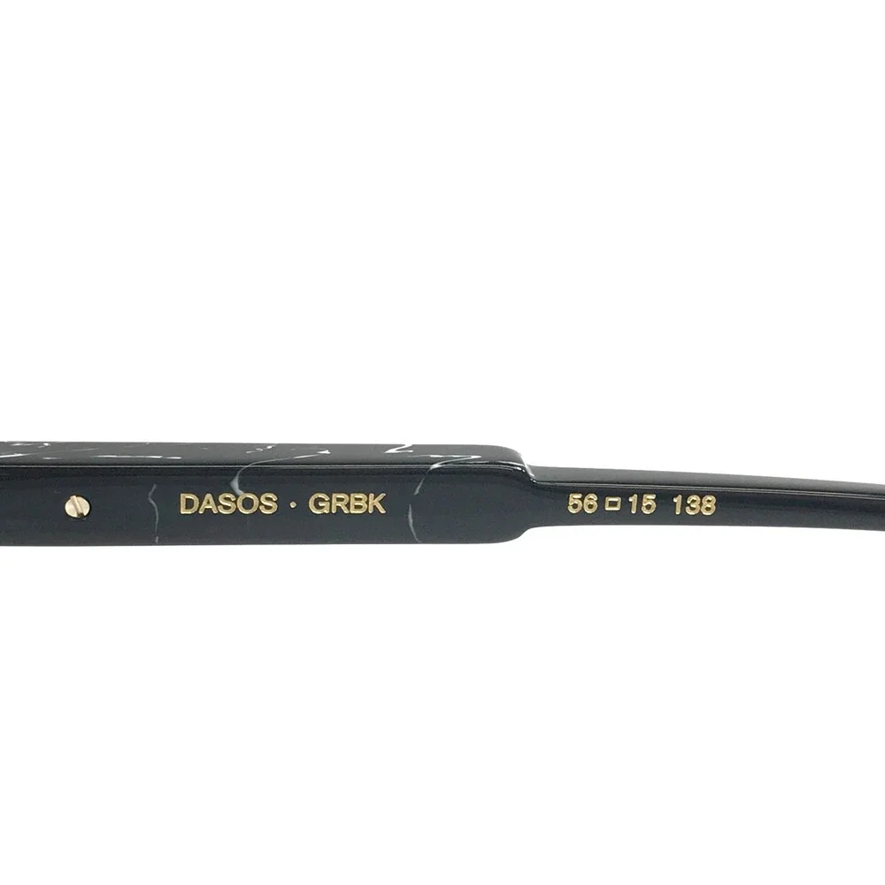 Etnia Barcelona Eyeglasses Frames DASOS GRBK Green Clear Black Marble 56-15-138